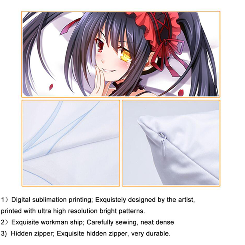 Anime Re Life In A Different World From Zero Pillowcase Rem Ram Pillow Cover 2 Side Printed Dakimakura Hugging Body Pillowcase Custom Body Pillow