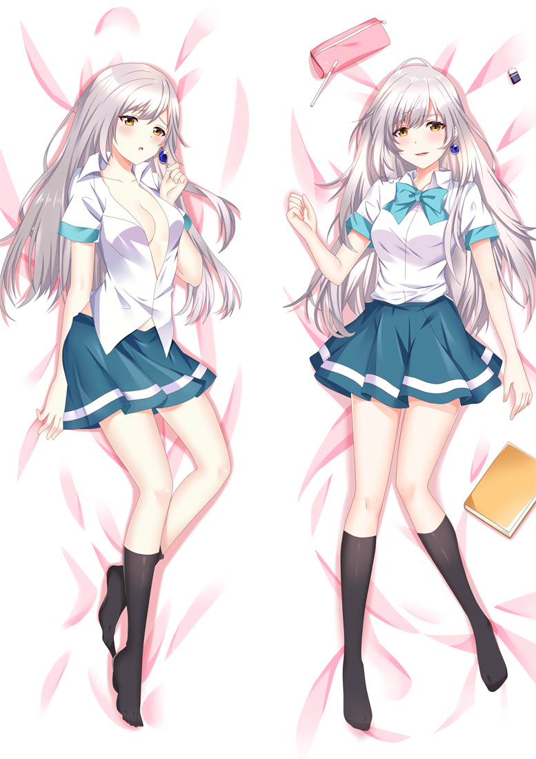 Iroduku: Мир в цветах Hitomi Tsukishiro Anime Dakimakura Наволочка для тела  - Подушка для тела на заказ